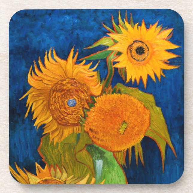 Porta-copo Van Gogh Sunflower (Frente)