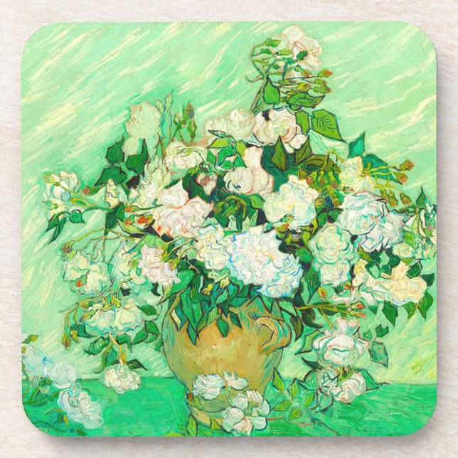 Porta-copo Van Gogh White Roses (Frente)