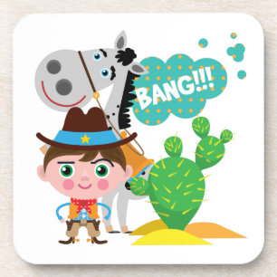 Porta-copo Vaqueiro e cavalo