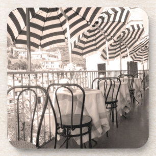 Porta-copo Varanda de restaurante encantador, Itália