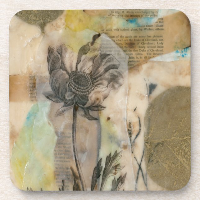 Porta-copo Vellum Floral II (Frente)