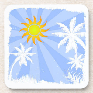 Porta-copo Verão tropical