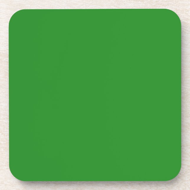 Porta-copo verde floresta a cores (Frente)