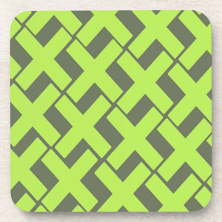 Porta-copo Verde limão e cinzas Xs