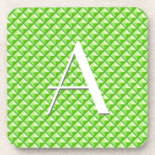 Porta-copo Verde limão, olhar do esmalte, grade enchida