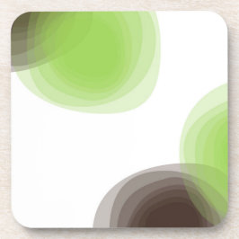 Porta-copo Verde, moderno, simples, abstrato gráfico de flore