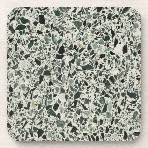 Porta-copo Verde moderno Terrazzo