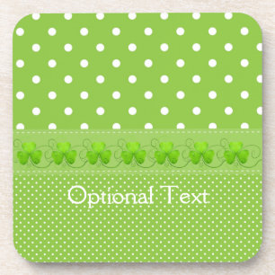Porta-copo Verde, Pontos e Shamrocks