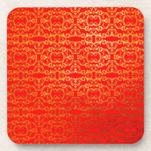 Porta-copo vermelho, barroco