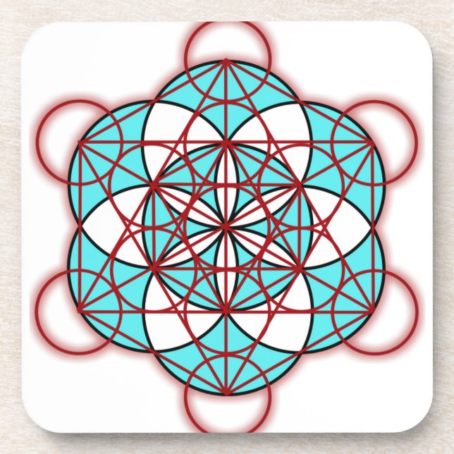 Porta-copo Vermelho de Metatron (Frente)