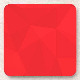 Porta-copo Vermelho, legal, único, moda, design geométrica
