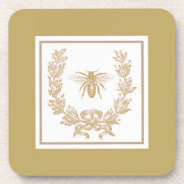 Porta-copo Versa Francesa de Vintage com Bee Mushroom