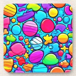 Porta-copo Vibrant Abstrato Candyland