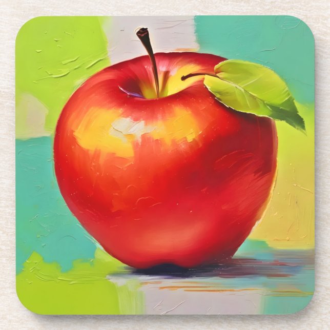 Porta-copo Vibrante Apple Ainda Vida (Frente)