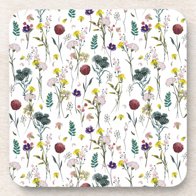 Porta-copo Vibrante Flor Silvestre  (Frente)