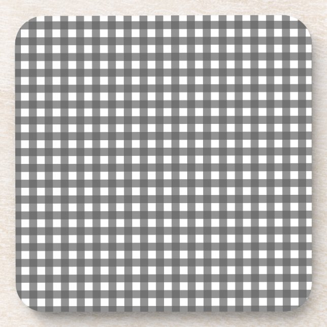 Porta-copo Vichy Gris clair (Frente)