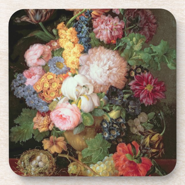 Porta-copo Vida de T30763 A ainda das flores e da fruta (Frente)