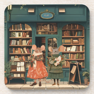 Porta-copo Vida na Cidade dos Ratos - Sra. Otis & Sra. Luna