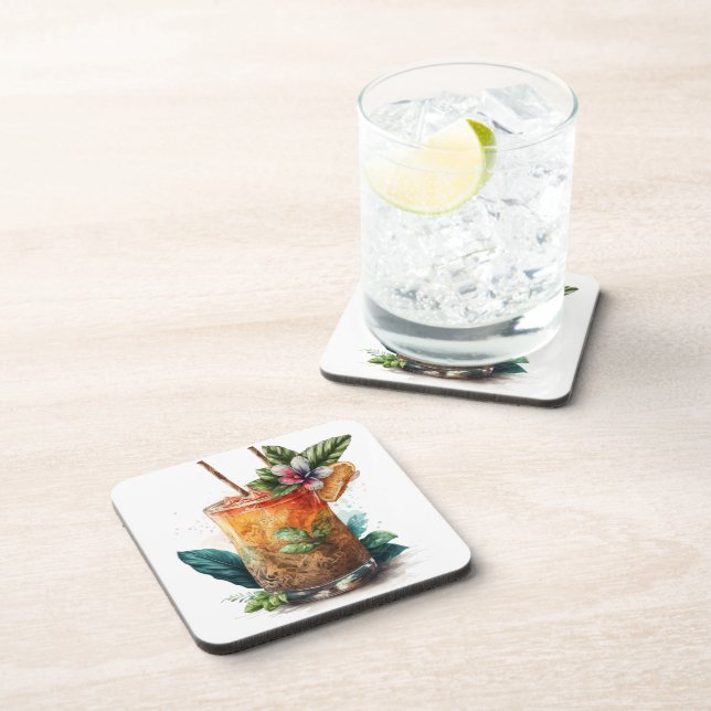 PORTA-COPO VIDRO DE ÁGUA DE MAI TAI (Lado Direito)