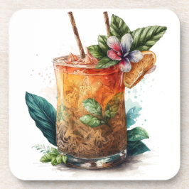 PORTA-COPO VIDRO DE ÁGUA DE MAI TAI