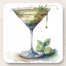 PORTA-COPO VIDRO DE ÁGUA DE MARTINI
