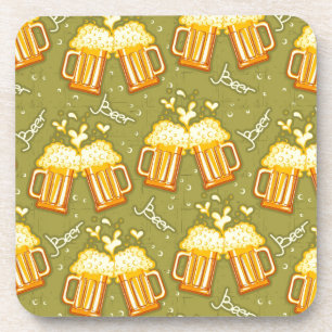 Porta-copo Vidros do teste padrão da cerveja