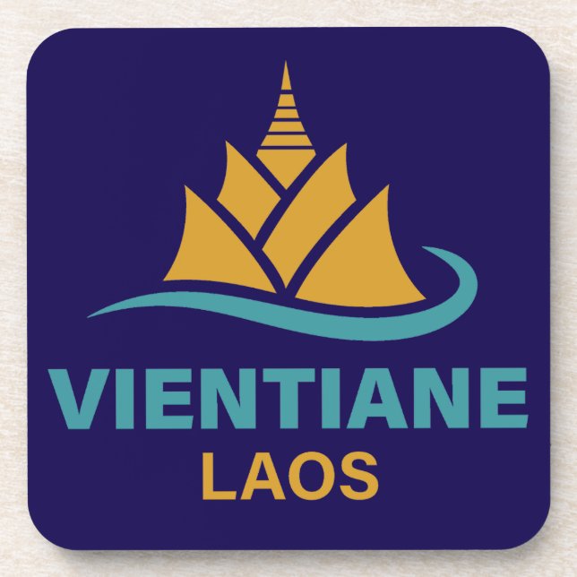 Porta-copo Vientiane Laos Southeast Asia (Frente)