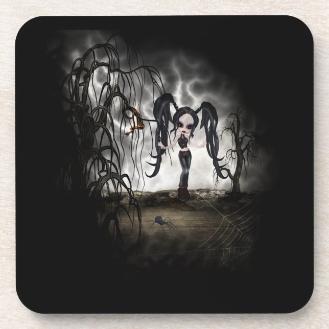 Porta-copo Vignette da Gótico Sepia (Frente)