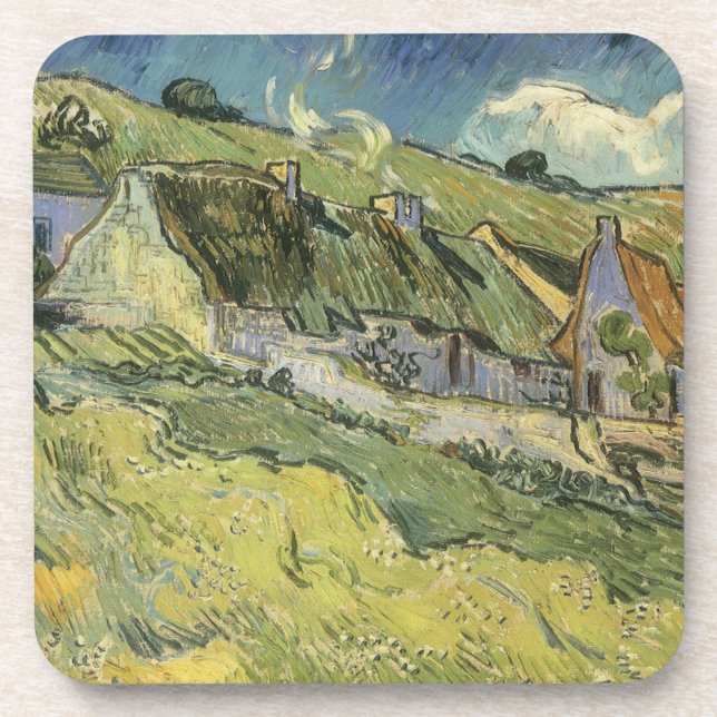 Porta-copo Vincent van Gogh - Cabanas de Palha (Frente)