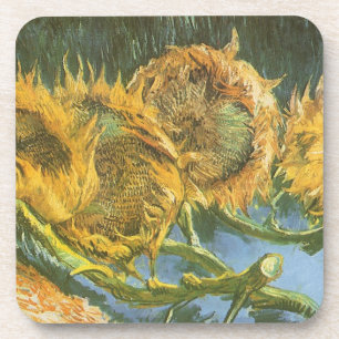 Porta-copo Vincent van Gogh - Natureza Morta: Quatro Girassói