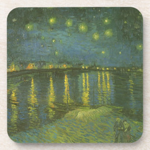Porta-copo Vincent van Gogh - Noite Estrelada sobre o Ródano