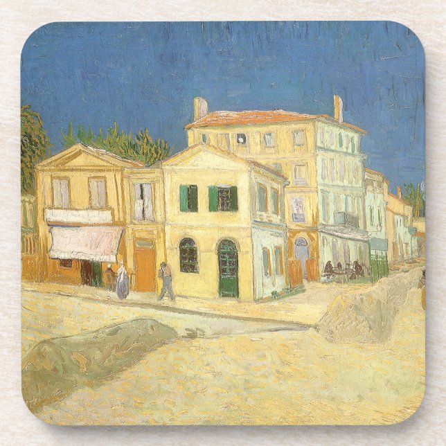 Porta-copo Vincent van Gogh - The Yellow House (The Street) (Frente)