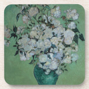 Porta-copo Vincent van Gogh   um vaso dos rosas, 1890