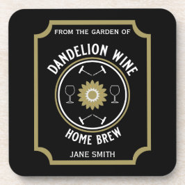 Porta-copo Vinho Dandelion criado em casa