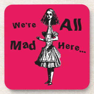 Porta-copo Vintage Alice Stretch no País das Maravilhas