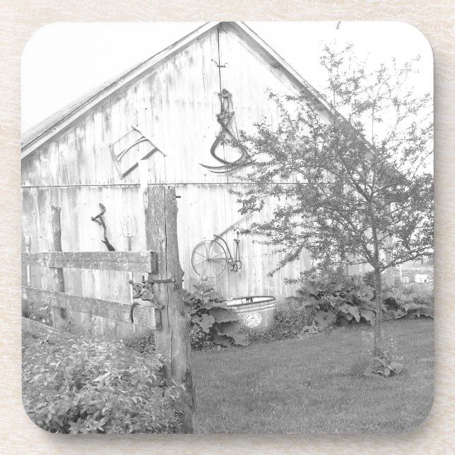 Porta-copo Vintage Barn (Frente)