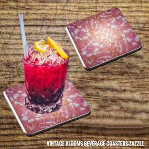 Porta-copo Vintage Blooms
