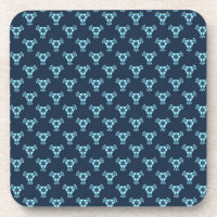 Vintage Blue Barroco Wallpaper
