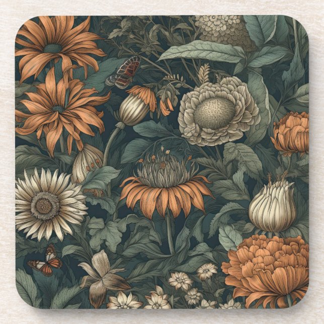 Porta-copo Vintage Botanicals 3 (Frente)