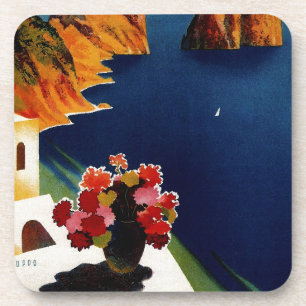 Porta-copo Vintage Capri Itália Viagem
