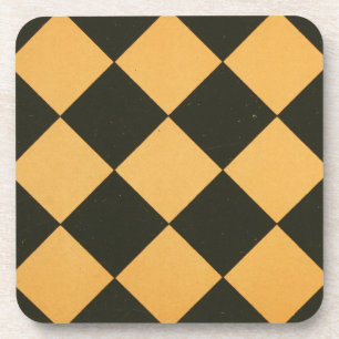 Porta-copo Vintage Checker Design