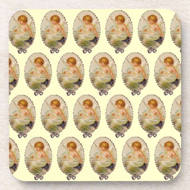 Porta-copo Vintage Cherubs (Frente)