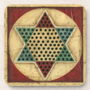 Porta-copo Vintage Chinese Checkerboard por Ethan Harper