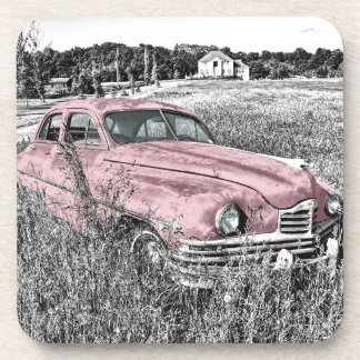 Porta-copo Vintage Classic Pink Car