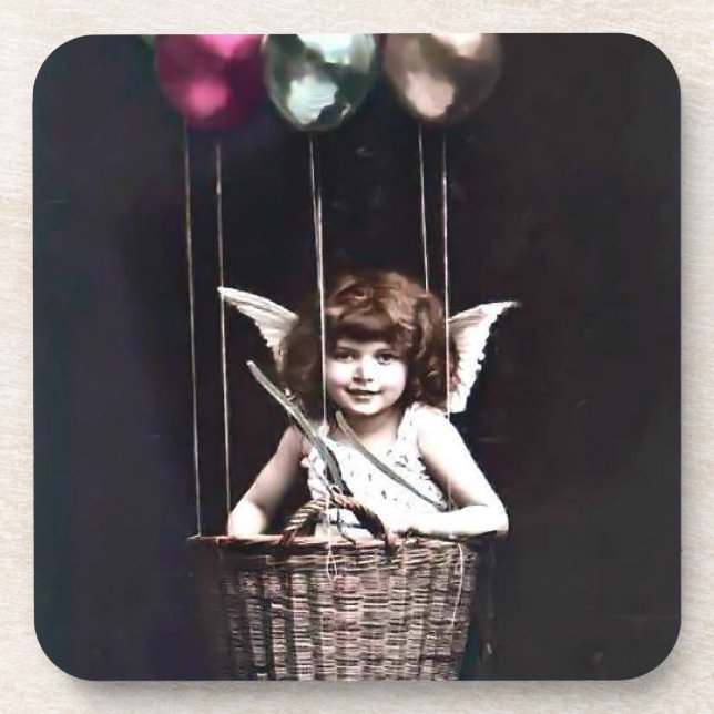 Porta-copo Vintage Cupid (Frente)