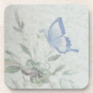 Porta-copo Vintage Floral Blue