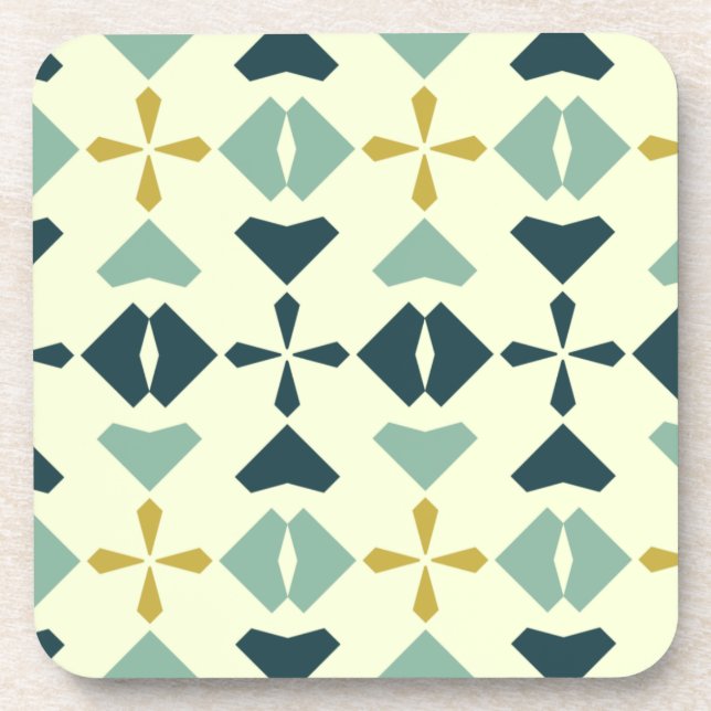 Porta-copo Vintage Geometric Pattern (Frente)
