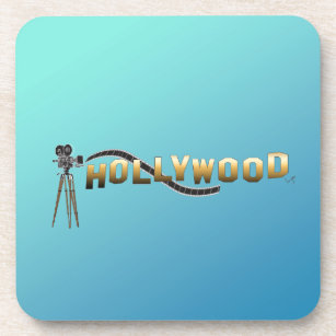 Porta-copo Vintage Hollywood Movie Diretor Camera Compact Mi