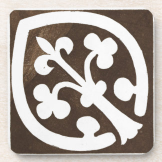 Porta-copo Vintage Irish Celtic Art Design Black