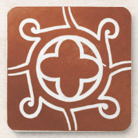 Vintage Irish Celtic Art Design Red